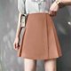thumbnail image 3 of Falda Corta de Verano de la Moda Casual de las Mujeres de Cintura Baja A-Línea Asimétrica Falda Plisada, 3 of 8
