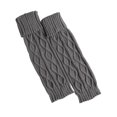 thumbnail image 2 of Women Long Leg Warmers Knitted Soft Elastic Boot Cover Loose Socks Sleeve Leggings, 2 of 5
