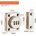 thumbnail image 4 of Degree Tumbler gate Lock gate Lock Screen Sliding barn Door Lock for Door and Window Security/Privacy ( Locks), 4 of 7