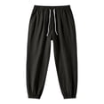 thumbnail image 5 of CONZONE Mens Linen Pants Tapered Leg Elastic Waist Drawstring Joggers For Men Relaxed Fit Casual Summer Trousers With Pockets, 5 of 5