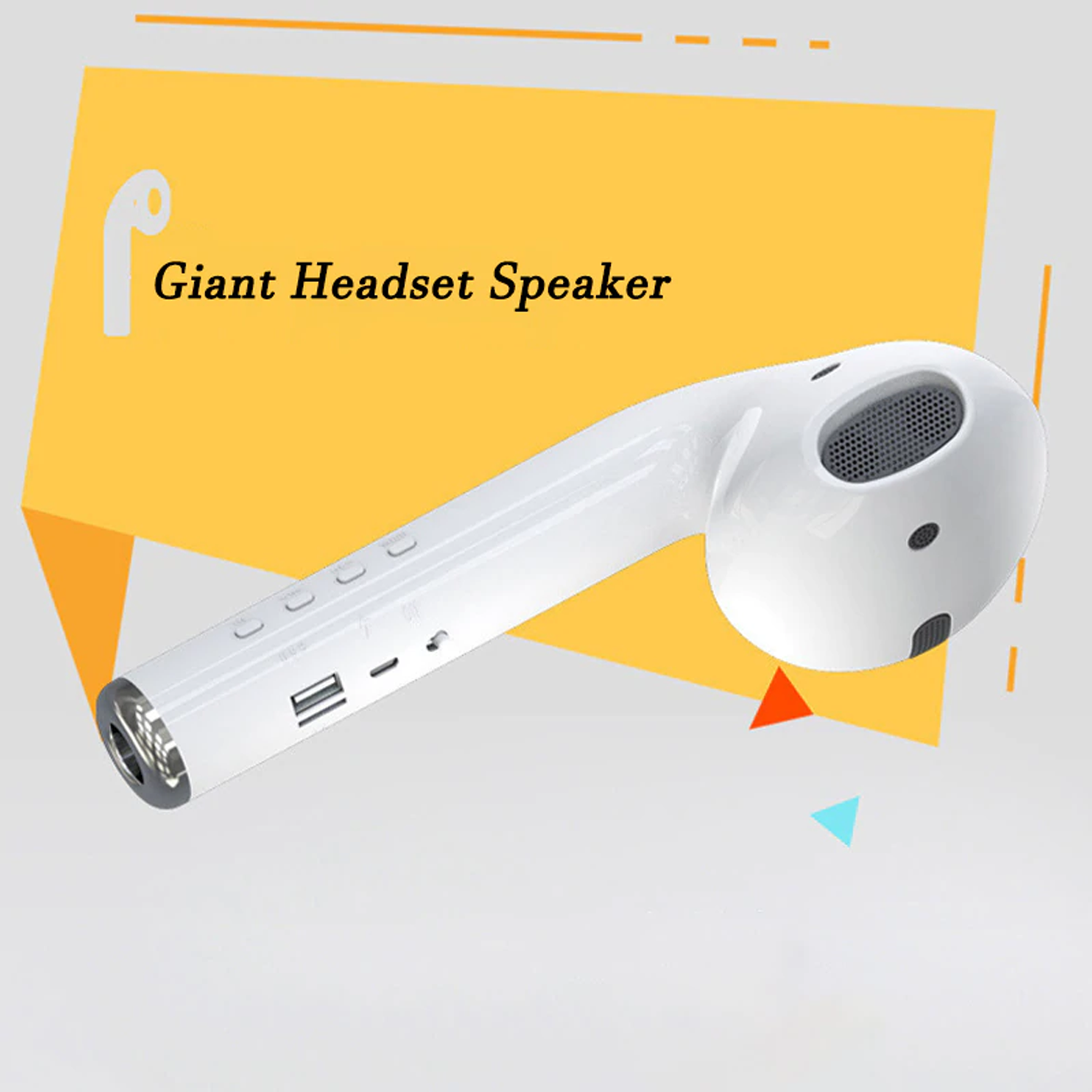Bluetooth Speaker Giant headset Speakers | Portable Outdoor Wireless Loudspeakers airpodding 3D Stereo surround Music soundbar - image 5 of 8