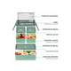 thumbnail image 4 of Lunch Box 2 Niveles Loncheras Topper 1400ml Y Bolsas+ Taza, 4 of 5