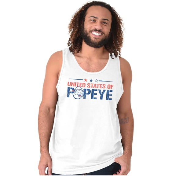 United States of Popeye Iconic USA Tank Top T Shirts Men Women Brisco Brands X