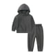 thumbnail image 1 of Gibobby Conjunto de ropa con capucha para niño pequeños, sudaderas con capucha, Tops y pantalones, conjunto de 2 uds para niños y trajes, ropa para niños(Negro,4-5 Años), 1 of 5