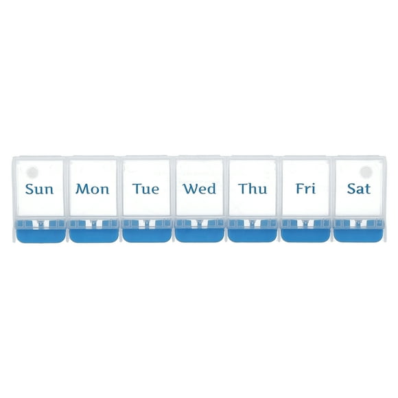 Ezy Dose Weekly Push Button Pill Planner, XL, 1 Count