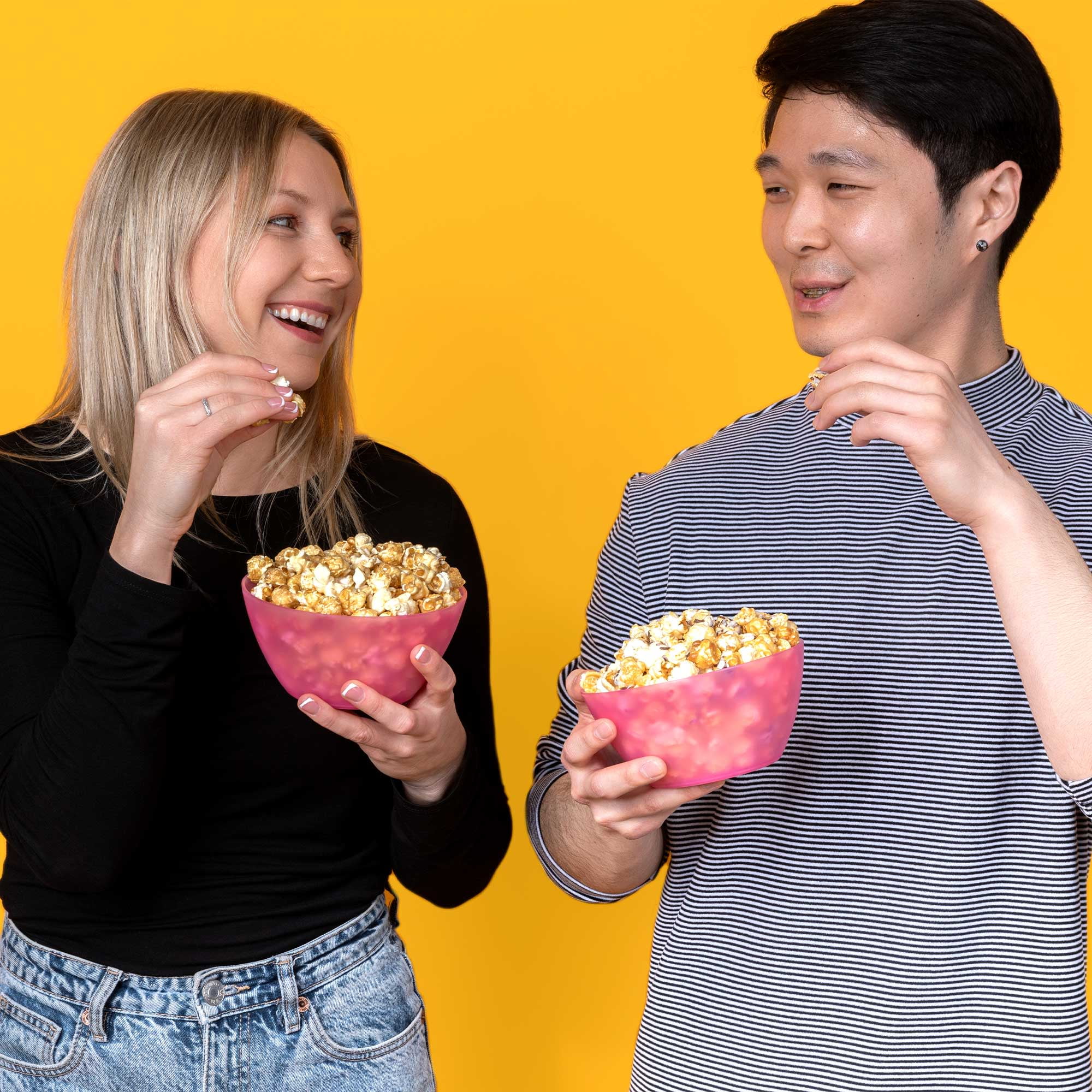(2 pack) Popcornopolis Caramel & Kettle Mix 7.5 oz Bag, Caramel & Kettle Mix Popcorn