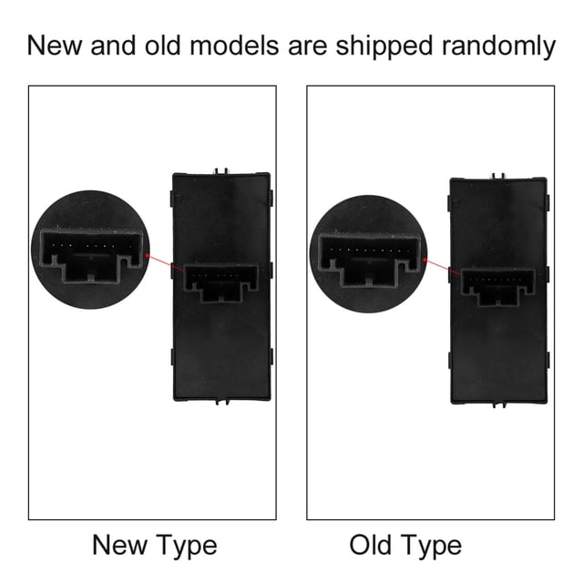 Power Window Master Control Switch High Reliability OEM Standard Direct Replacement for Mk7 B8 Allspace 2014 2018 Black Plastic Metal 8 Pin Configuration
