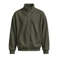 thumbnail image 4 of LONKITO Mens Jackets Lightweight Waffle Casual Sweatshirt Outerwear Jackets with Pockets, 4 of 8
