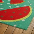 thumbnail image 3 of Kaleen Rugs Sea Isle Collection SEA12-36 Watermelon Handmade 7'6" x 9' Rug, 3 of 6