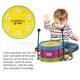 thumbnail image 5 of Worallymy Niños Tambor Trompeta Juguete Conjunto Instrumento Musical Tambor Educativo Trompeta Anillo Campana Bebé Niños Percusión Juguete Color Aleatorio Worallymy JD735911916, 5 of 6