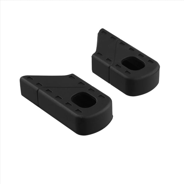 2 Piezas Protectora de Manivela Goma Engranaje Fijo Bicicleta Universal, Carretera MTB, Negro