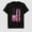 Black-8, variant on Women's Breast Cancer Awareness Pink Ribbon Graphic T-Shirt, 100% Cotton Short Sleeve Shirt