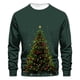 thumbnail image 2 of Sudaderas sin capucha para hombre, estilo casual, a la moda, con cuello redondo, estampado, de manga larga, blusas de manga larga y cuello redondo, blusas de poliéster para hombre, 2 of 4