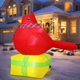 thumbnail image 2 of Goosh Bird inflable navideño, 1,5 m, decoración exterior, 2 of 6