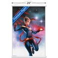 thumbnail image 3 of Marvel Cinematic Universe - Captain Marvel - Stars Wall Poster with Wooden Magnetic Frame, 22.375" x 34", 3 of 3