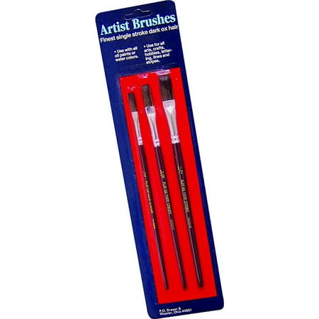Wooster F5113 Assortment Artist Paint Brush Set, 3 Pieces