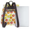 thumbnail image 3 of Balery Lemon Orange Mochila de Cuero para Mujeres, Gran Capacidad, Bolsa de Viaje Multifuncional, Mochila de Cuero y Bolsa de Hombro para Mujeres, 3 of 4