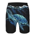thumbnail image 3 of Goofa Ocean Turtle Printed Mens Swim Trunks Summer Quick Dry Short Beach Swimwear Bathing Suits-, 3 of 9