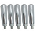 thumbnail image 2 of COMOK 5pcs M8 Male Thread Metal Revolving Handle Grip for Milling Machine Silver Tone, 2 of 4