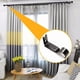 thumbnail image 5 of Soportes de Barra de Cortina Ajustables Nikou Hierro Color Negro, 5 of 15
