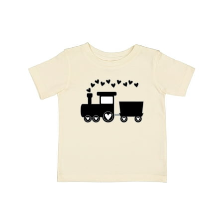

Inktastic Valentines Day Heart Choo Choo Train Gift Baby Boy T-Shirt