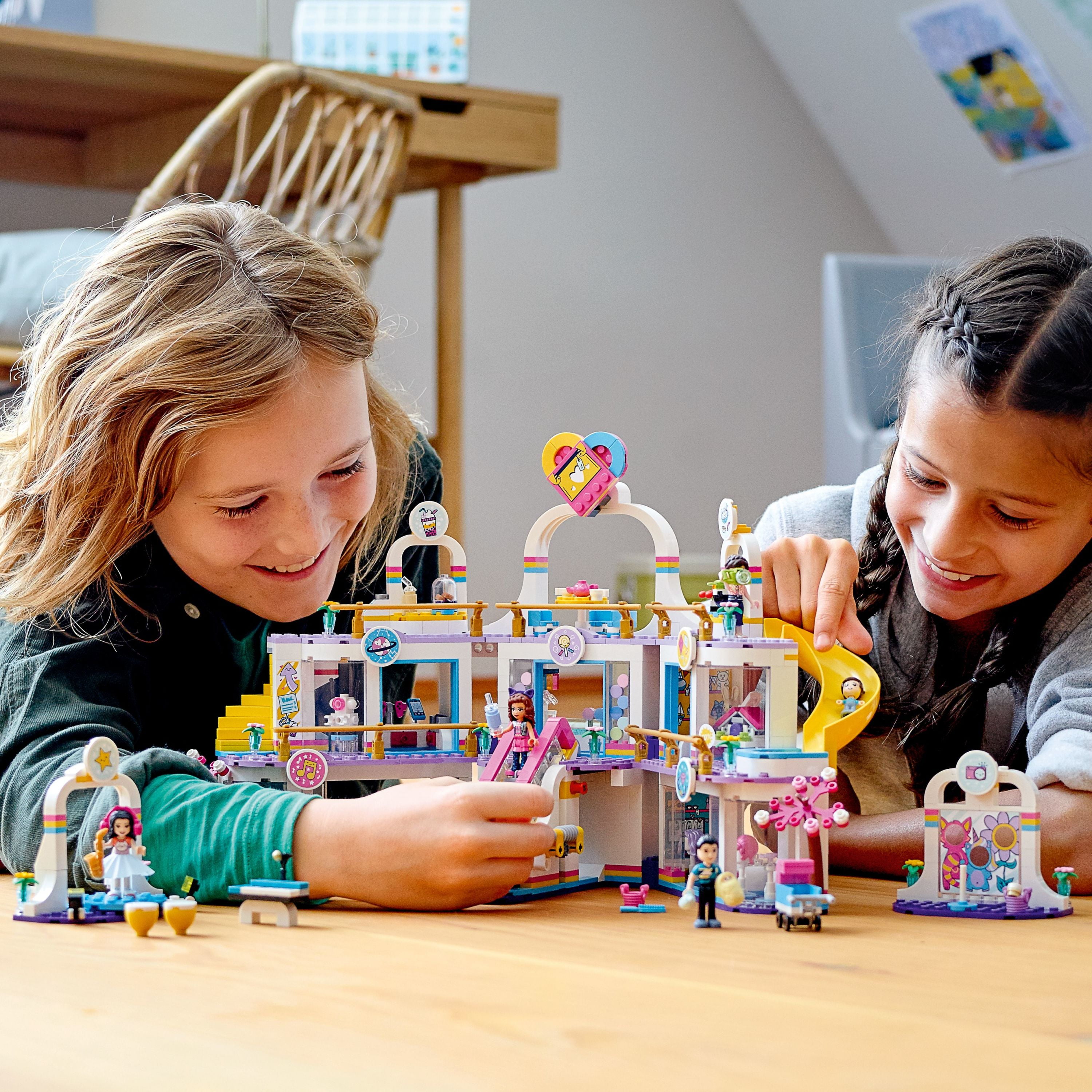 LEGO Heartlake City Shopping Mall Set 41450 Kids Building Toy 1 032 Pieces Walmart