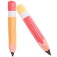 thumbnail image 2 of KAKOWELY Lápiz inflable grande: 2 piezas de globos inflables gigantes colgantes, lápices, crayones, decoración para el aula, decoración de regreso a clases, suministros para fotos del aula., 2 of 4