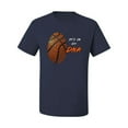 thumbnail image 2 of Wild Bobby, Basketball Fingerprint It's In My DNA, Sports, Men Graphic Tee, Navy, 3X-Large, 2 of 5
