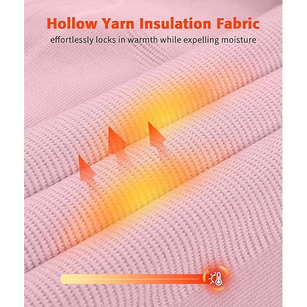 Vêtement Technique Froid Activité Extérieure Ensemble Sous-vêtements Thermiques Femme ViCherub - Haut Manches Longues Caleçon Long - Doublure Polaire - Taille S, Rose Haut Bas Thermique Extensible Vêtement Technique Froid Activité Extérieure Ensemble Sous-vêtements Thermiques Femme ViCherub - Haut Manches Longues Caleçon Long - Doublure Polaire - Taille S, Rose Haut Bas Thermique Extensible