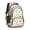 Dog Paw Print, variant on Cavalier King Charles Spaniel and Dog Paw Backpack for School, Cute School Bag with Adjustable Shoulder Straps and Padded Back, 16.9"x12.6"x5.9"