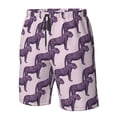 thumbnail image 5 of Naloa Leopard Print Men's Beach Shorts, Surfing shorts, Swim trunks, Quick Dry Swim Trunks for Surfing Beach Fun - XX-Large, 5 of 9