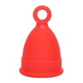 thumbnail image 1 of Silicone Menstrual Cup for Women, Soft, Elastic, Reusable, Body Care Accessory, Red, Size L, 1 of 2