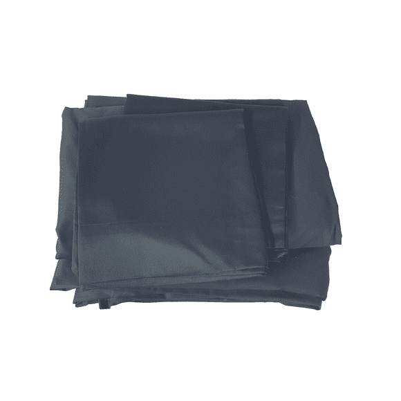 Juego Sábanas Ind 100% Algodón 300H Negro 4 Pzs