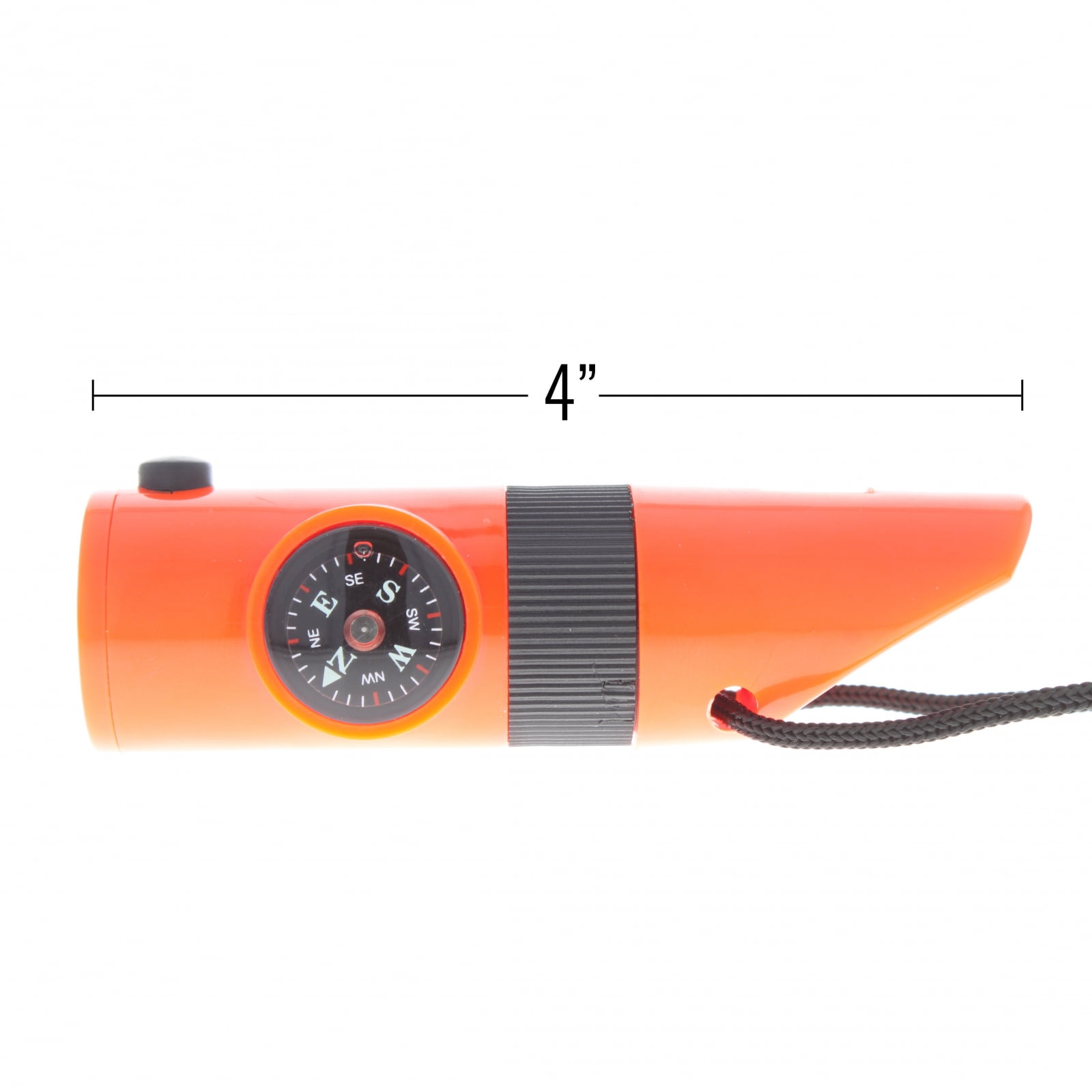 Fonction de survie Whistle Outil vert durgence avec thermom/ètre boussole LED Loupe Miroir pour Camping randonn/ée p/édestre