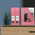 thumbnail image 6 of Acrimet Magazine File Holder – Vertical Rack for Documents, Folders and Mail, Durable Plastic Desk Organizer for Office & Home, Solid Pink (2 Pack), 6 of 9