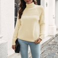 Akiihool Sweaters for Women Plus Size Women's Long Sleeve Turtleneck