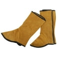 thumbnail image 4 of Protectores de zapatos de soldadura de cuero Artificial, herramienta de trabajo para soldador Amarillo Zulema Protector de pierna de soldador, 4 of 8