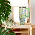 thumbnail image 4 of Stainless Steel Dinosaur Tumbler - 40 oz, Coffee Travel Mug with Lid and Straw, Perfect Dinosaur Gifts for Women, 4 of 6