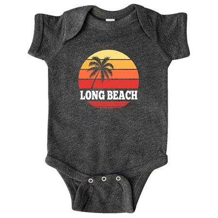 

Inktastic Long Beach California Retro Sunset Gift Baby Boy or Baby Girl Bodysuit