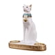 thumbnail image 4 of Soporte de vela con escultura de gato, estatuilla , soporte creativo para luz de té, estatua de gato coleccionable, portavelas para fiesta de Blanco, 4 of 9