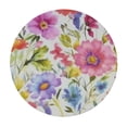 thumbnail image 2 of JEUXUS  Spring Summer Floral Round Tablecloth Flower Table Clothes Multicolor Rustic Reusable Circle Table Cover for Picnic Party Dining Room Home Indoor Outdoor Decor, 2 of 7