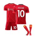 thumbnail image 1 of Mane 10 Pattern Soccer T-shirts Jersey Set para niños-2-3 años- BmatwkZeng Bmatwe Jersey, 1 of 1