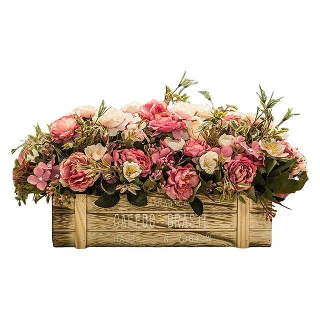 Autumn Decorative Artificial Flowers, Fall Decorations Thanksgiving Tabletop Decorations Fall Table Wooden Sign Autumn Tiered Tray Decor Thanksgiving Maple Leaves for Home Desk Office Party