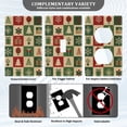 thumbnail image 3 of Yayeee Toggle Light Switch Wall Plate 1-Gang 4.5"x2.7" Home Decorative Outlet Cover, Christmas Plaid Pattern, 3 of 7