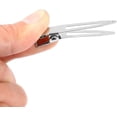 thumbnail image 4 of 50 Pack 1.75 Inches Single Prong Hair Clips Silver Section Clips Metal Clips Hair Pins for Curls, 4 of 5