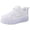 White, variant on Gyujnb Children Shoes Thick Soled Sneakers with Wheels Light Shoes USB Rechargeable Skate Sneakers,Boys Shoes,Girls Shoes,Size:12.5-13 Years