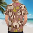 thumbnail image 6 of High Quality Hawaiian Shirts for Men Short Sleeve Aloha Beach Shirt Floral Summer Casual Button Down Shirts Blouses E7X7FL, 6 of 7