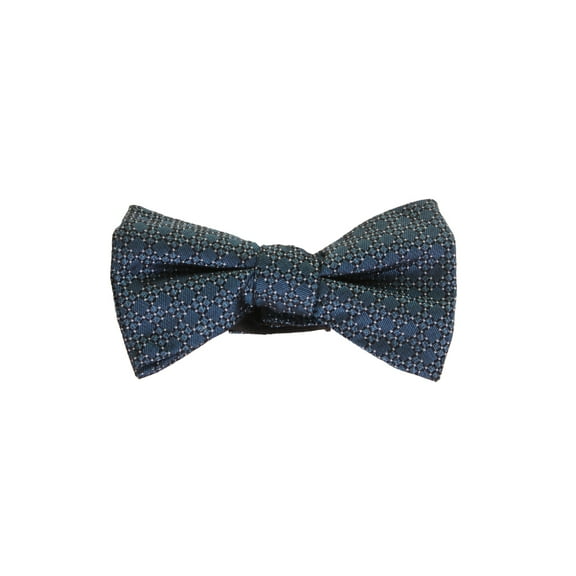 Ryan Seacrest Distinction Men'S Teal Cambria Neat Pre-Tied Bow Tie OS
