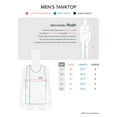 thumbnail image 6 of Hat and Beyond Men's Graphic Print "Creation of Life" Moisture Wicking Sleeveless Tank Top, 6 of 6