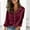 Wine, variant on Satin Suits Blouses for Women Lapel Long Sleeve Jacket Suit Holiday Outwear Tops Slim Fit Work Office Jacket Dressy Business Casual Silk Blouses Bussiness Office Work Suis